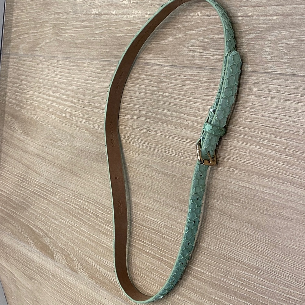 Ann Taylor Light Green Textured Women's Belt